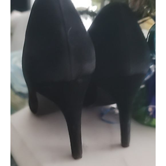 Cole Haan Women's Size 8 Grand OS Signature Black Suede Ankle Boots Stiletto - Picture 3 of 14